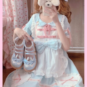 Cute Bunny Flat Lolita Shoes bunny kawaii