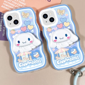 Süße Cinnamoroll transparente weiche iPhone-Hülle Cinnamoroll-Kawaii