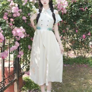 Vestido conjunto de verão Hatsune Miku Vestido kawaii
