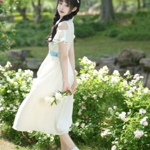 Vestido conjunto de verão Hatsune Miku Vestido kawaii