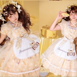Ensemble de jupe Lolita à imprimé personnage Sanrio Sweet Style Alice kawaii