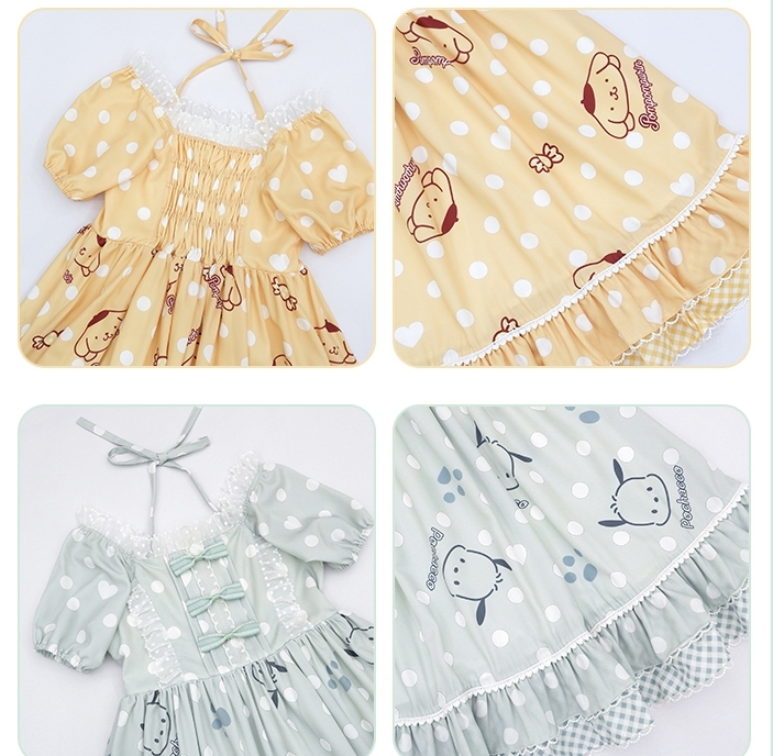 Sweet Style Sanrio Character Print Lolita Skirt Set