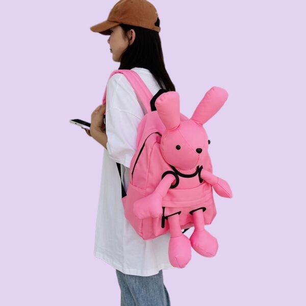 Cute Bunny Doll Backpack 1
