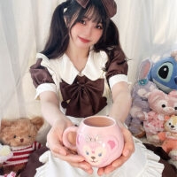 Kawaii Chocolate Lolita Maid Dress chocolate kawaii