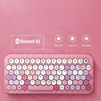 rosa-enkelt-tangentbord