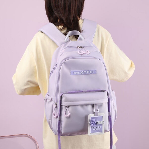 Cute Korean College Style All-match Backpack 3