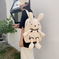 Cute Bunny Doll Backpack All-match kawaii