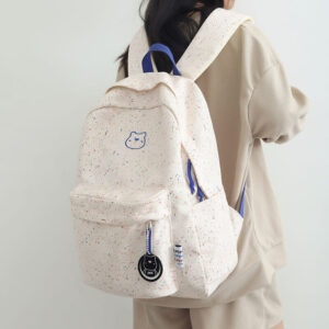 Japanese Simple Style Cartoon Bear Backpack