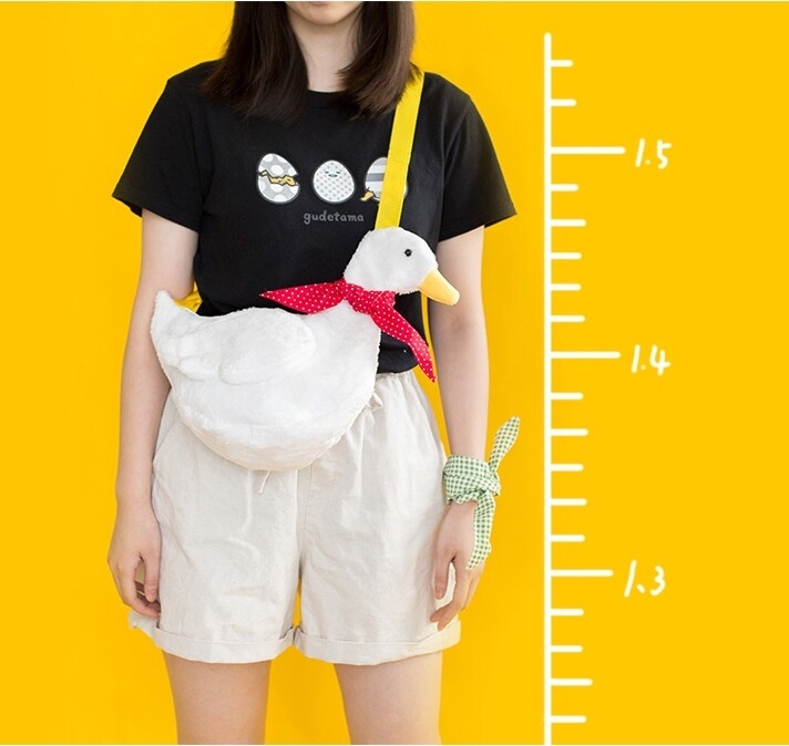 Kawaii Cartoon Duck Figure Shoulder Bag