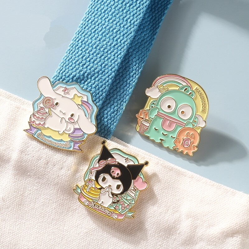 Badge Pins Melancholy (Amatelast) metal badge 「 SHOW BY ROCK!! 」 Sanrio  Animation Store Limited, Goods / Accessories