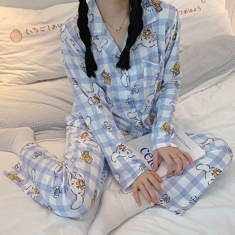 Kawaii Sweet Cinnamoroll Pajamas Suit