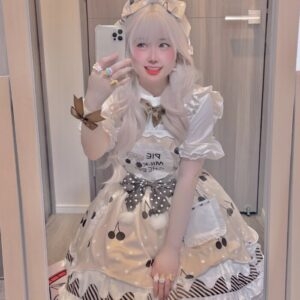 Kawaii urocza i słodka spódnica w stylu Lolita JSK