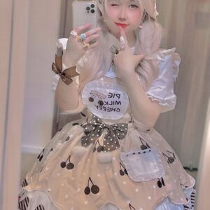 Kawaii urocza i słodka spódnica w stylu Lolita JSK
