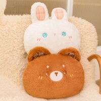 Almofada de brinquedo de pelúcia de urso de desenho animado Kawaii urso kawaii