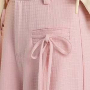 Прямые брюки с завышенной талией Kawaii Sweet Pink каваи с высокой талией