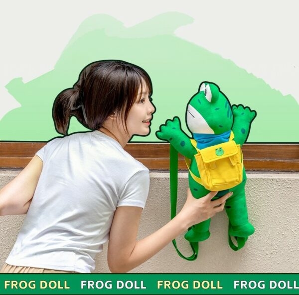 Рюкзак Kawaii Fun Cartoon Frog Doll Мультфильм каваи