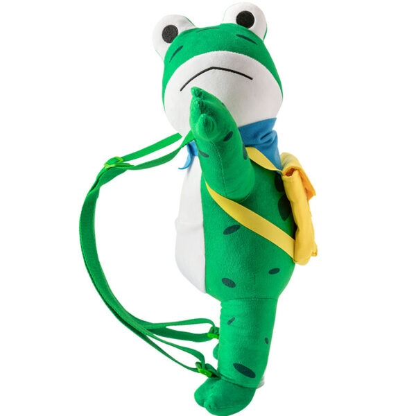 Kawaii zabawny plecak z kreskówkową żabą i lalką Kawaii z kreskówek