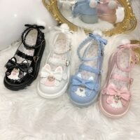 Kawaii Japanese Cartoon Kitten All-match Lolita Shoes Cute kawaii