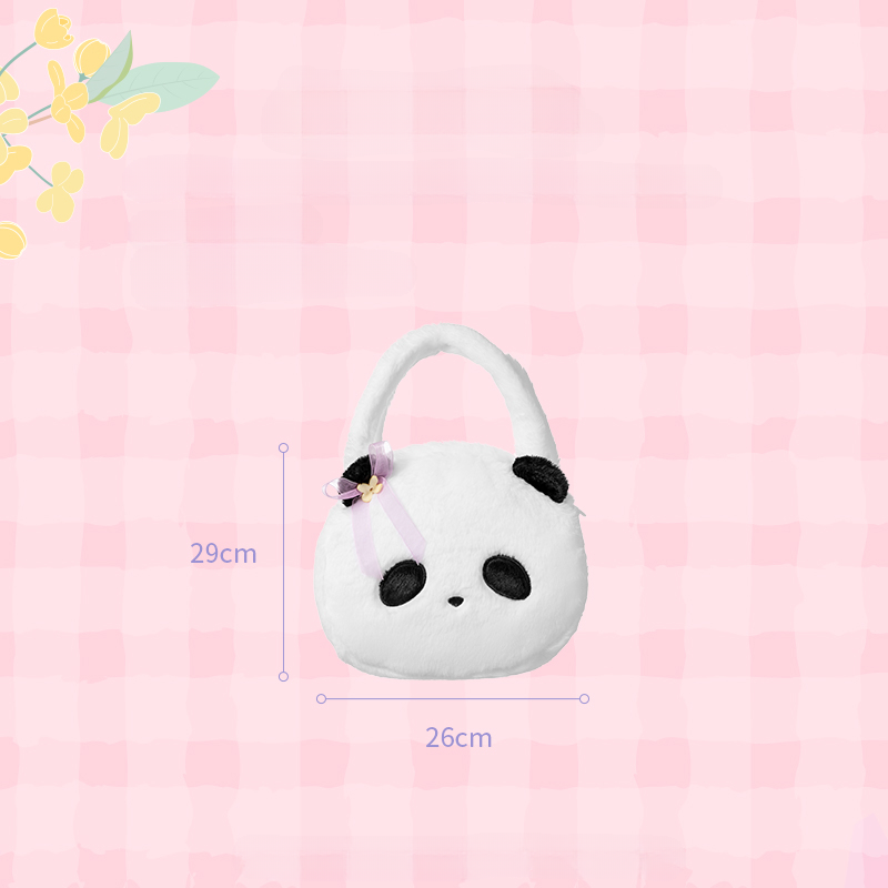 Kawaii Plush Panda Shoulder Bag