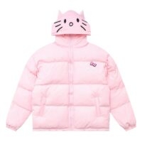 Sweet Girl Style Kitty Cat Embroidered Thickened Jacket Cute kawaii