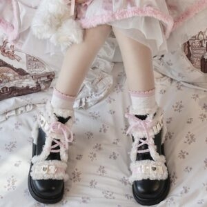 Kawaii Sweet Girl Style Snow Boots Söta kawaii