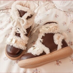 Kawaii Sweet Girl Style Snow Boots Cute kawaii