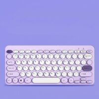 Purple Aesthetic Portable Wireless Mouse and Keyboard Set Aesthetic kawaii