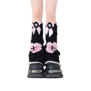 Универсальные носки до середины икры в сладком и крутом стиле, универсальные кавайные носки