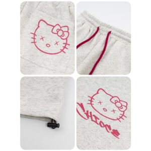 Sweet Girl Style Graffiti Hello Kitty Printed Straight Pants - Kawaii  Fashion Shop