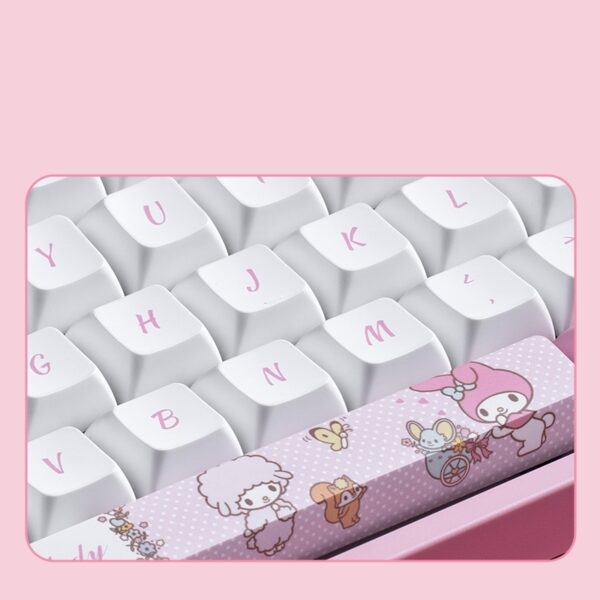Kawaii Pink Aesthetic My Melody Mechanical Keyboard Cute kawaii