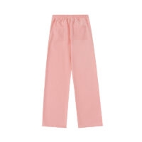 Simple Style Star Print Pink Straight Pants autumn kawaii