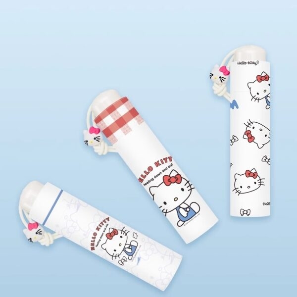 Kawaii Sanrio Kitty Cat Print Folding Paraply Hello Kitty kawaii