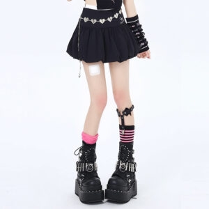 Summer Sweet Girly Style A-line Short Skirt A-line Skirt kawaii